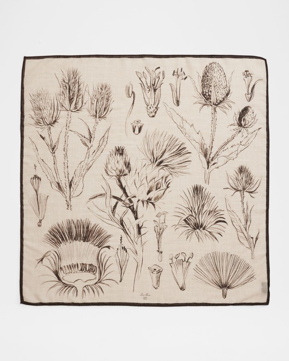 Cardo Melange Cashmere Foulard Scarf